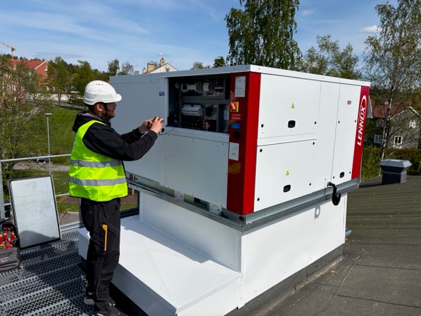 Erneuerung der Rooftop-HVAC-Anlage der Esso Energiestation Kalbakken in Oslo